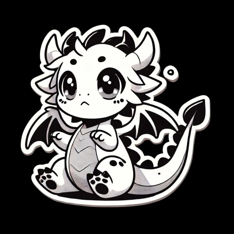 Bébé dragon - Mignon et féroce