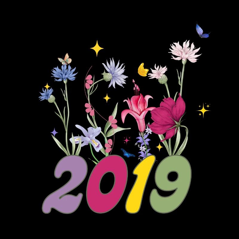 Année de naissance 2019 fleurs sauvages
