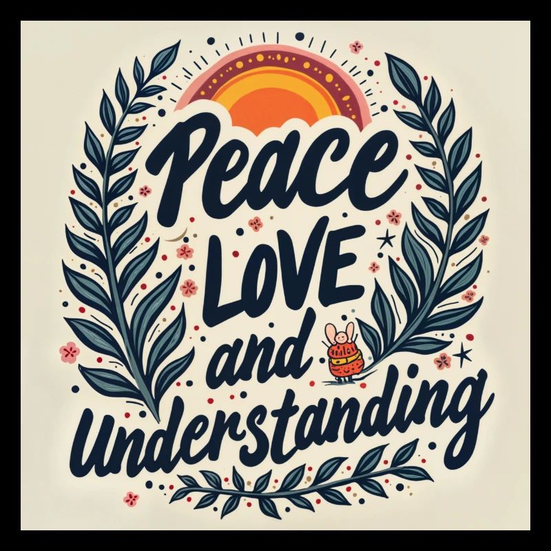 Peace, Love and Understanding