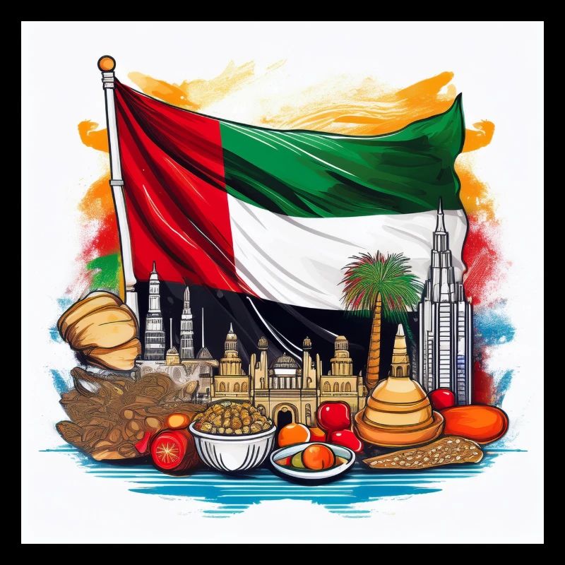 UAE Heritage Flag Design