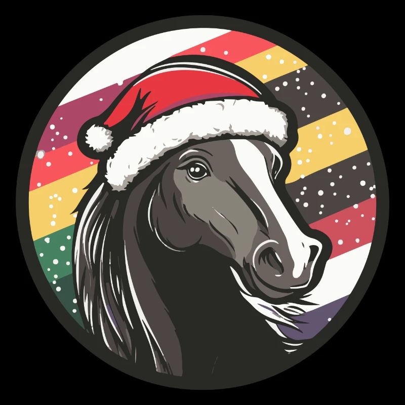 Pferd Weihnachten Christmas