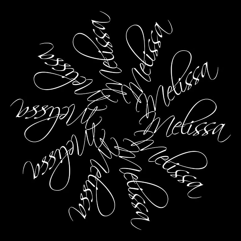 Melissa Name Name Mandala