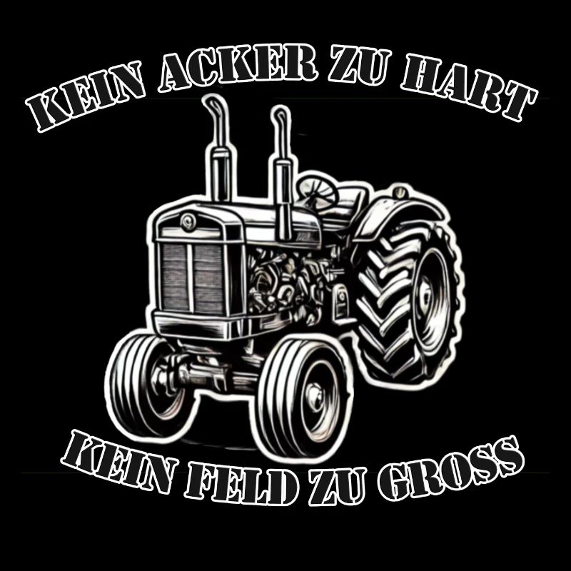 Traktor vintage – Kein Acker zu hart