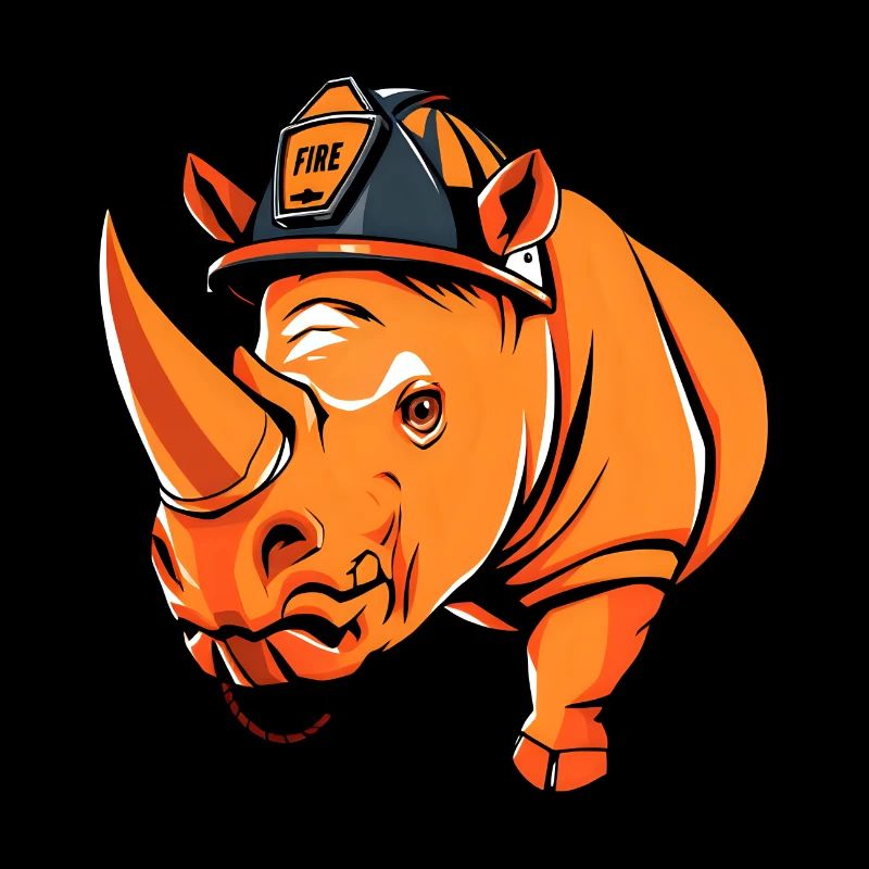 Fiery Guardian: Fire Hydrant with Helmet & Badge