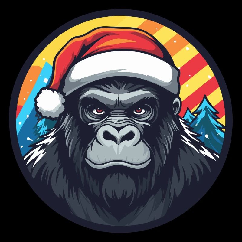 Gorille de Noël