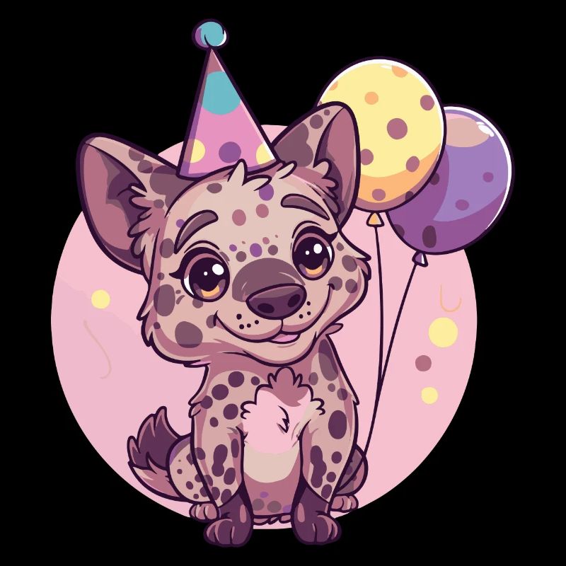 Hyäne Geburtstag Comic