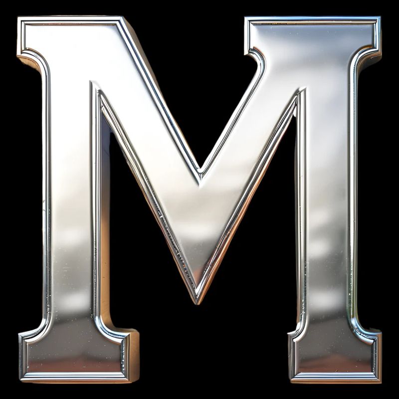 Chrome ,, M " Metallic