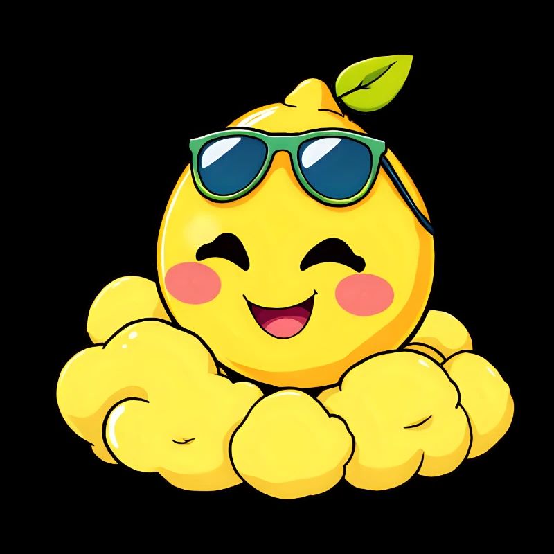 Happy Lemon Chillin sur les nuages
