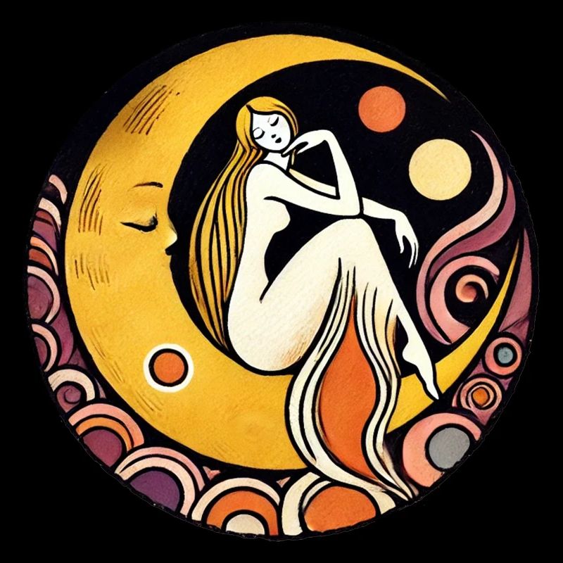 Retro Moon Goddess