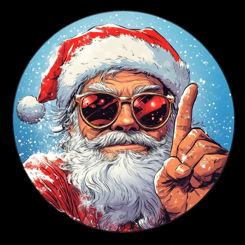 Le Père Noël dit : Préparez-vous pour Noël !