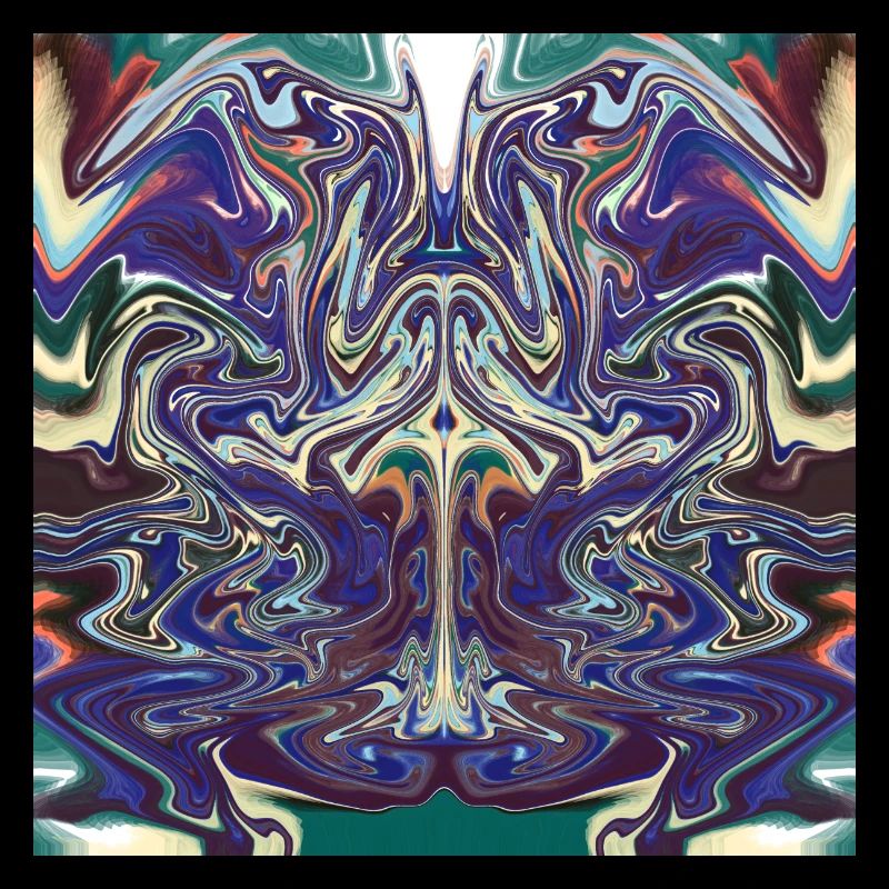 Abstrait avec un motif de taureau