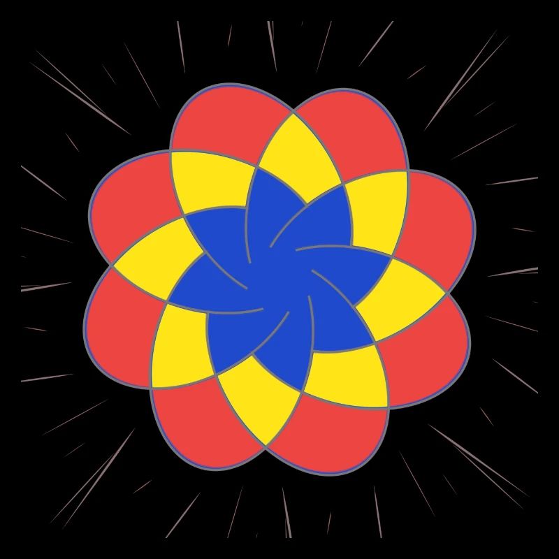 Abstract with a pattern