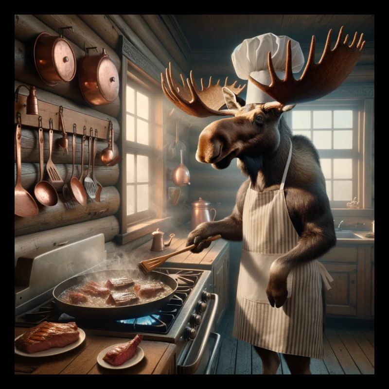 Moose steak