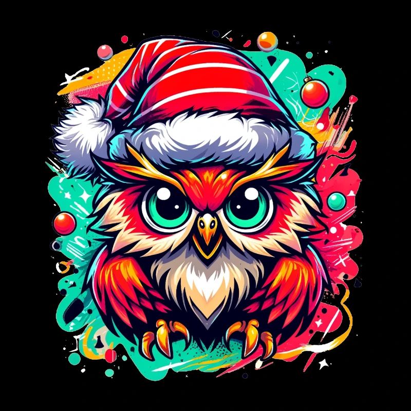 Weihnachtseule Eule Weihnachten