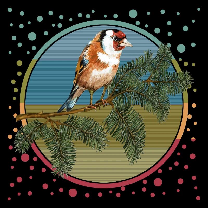 Colorful bird