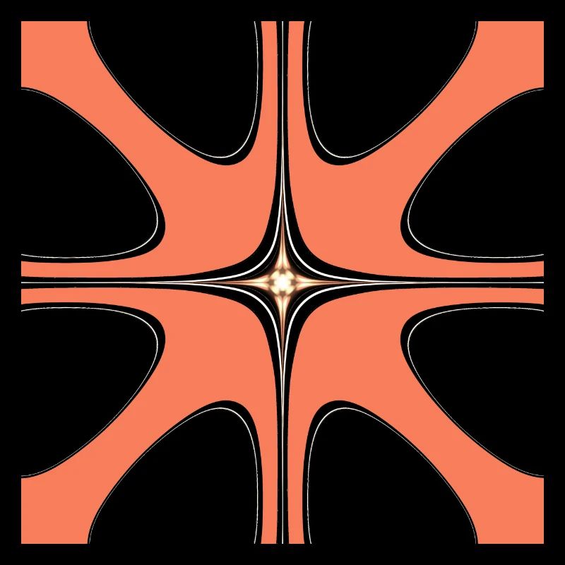 Abstrakte mit ein weißen Muster in der Mitte