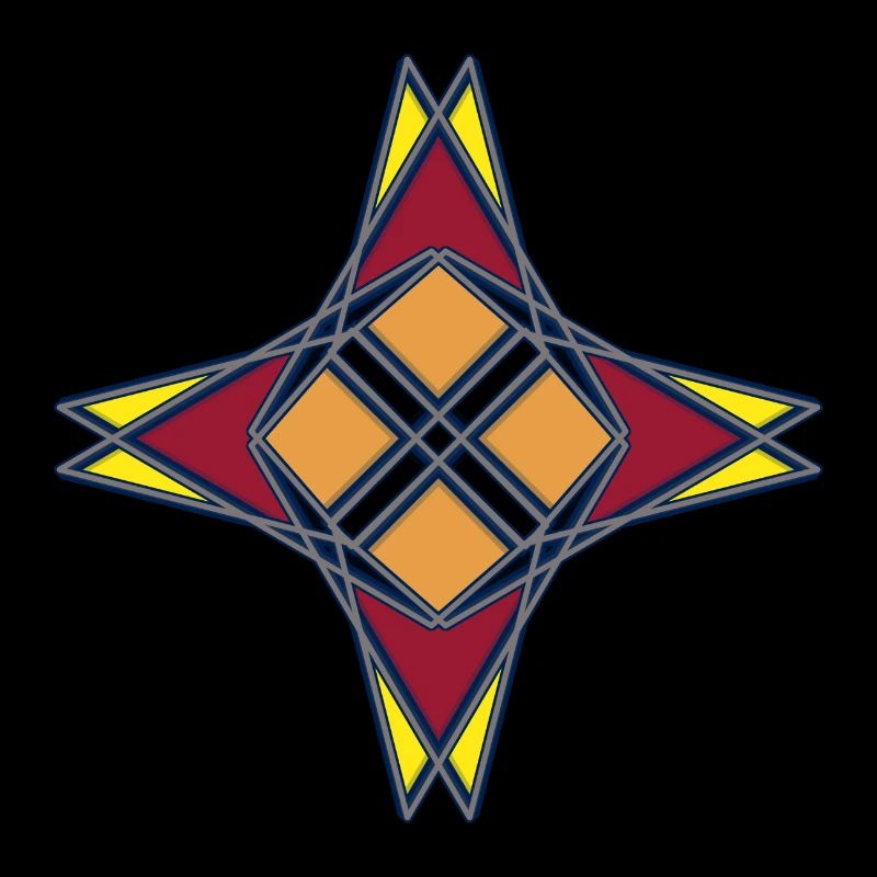 Abstrakte mit ein Muster in der Mitte