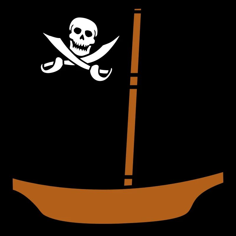 peint bateau pirate enfants motif dessin cool