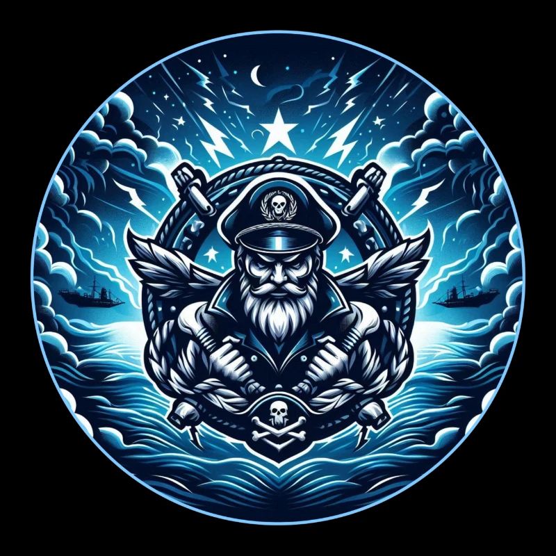 Captain in the Storm Logo