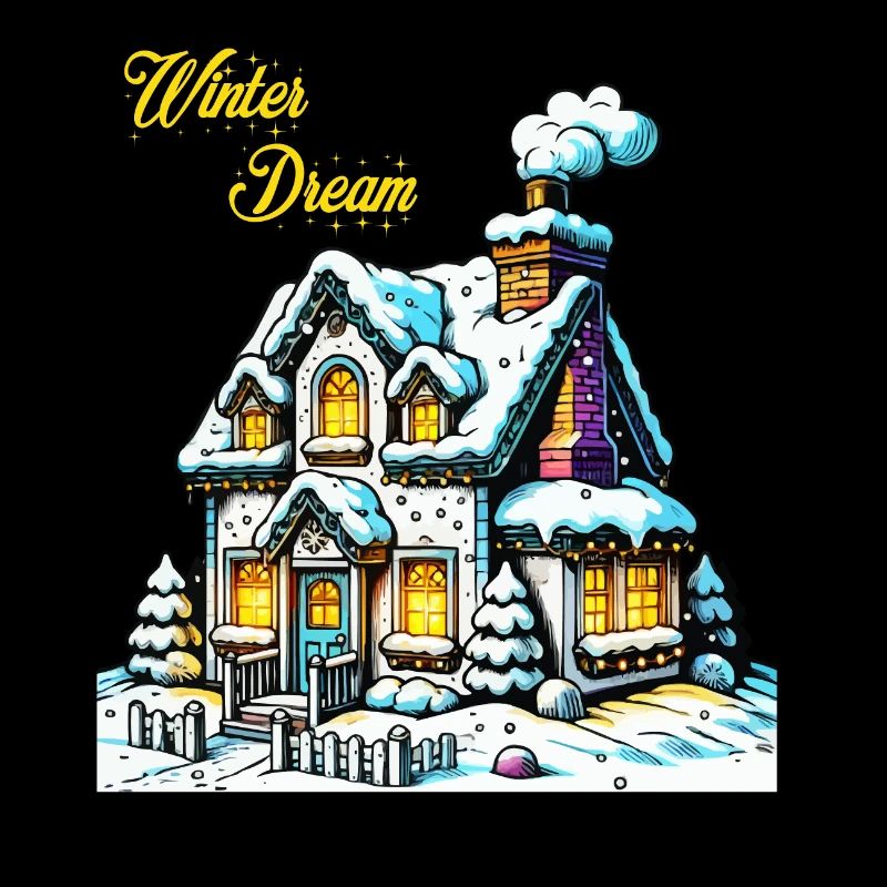 Maison de rêve d’hiver