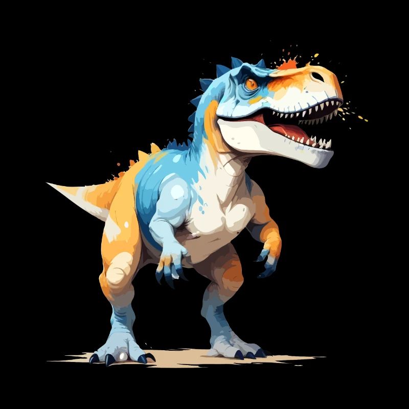 Dinosaurier Vektor Kunst mit lebendiger Illustration