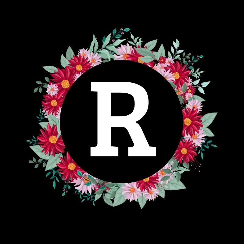 Buchstabe r Blumenkrone