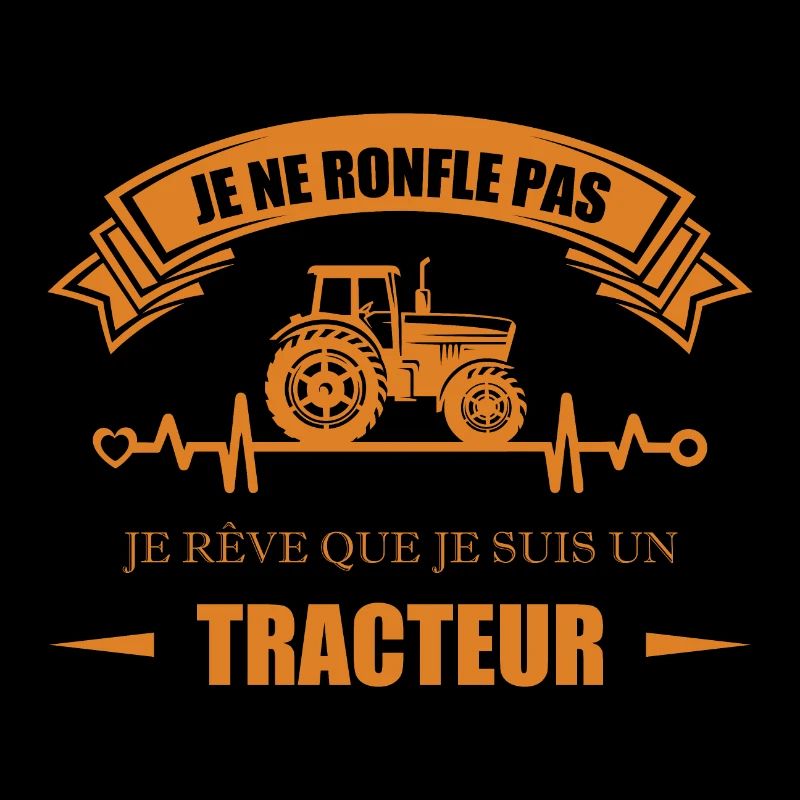 Ich schnarche nicht, ich träume, dass ich ein Traktor bin