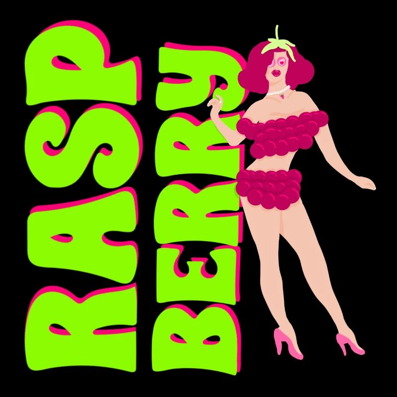 Vintage Raspberry Pin-up