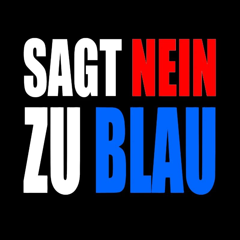 says no to blue