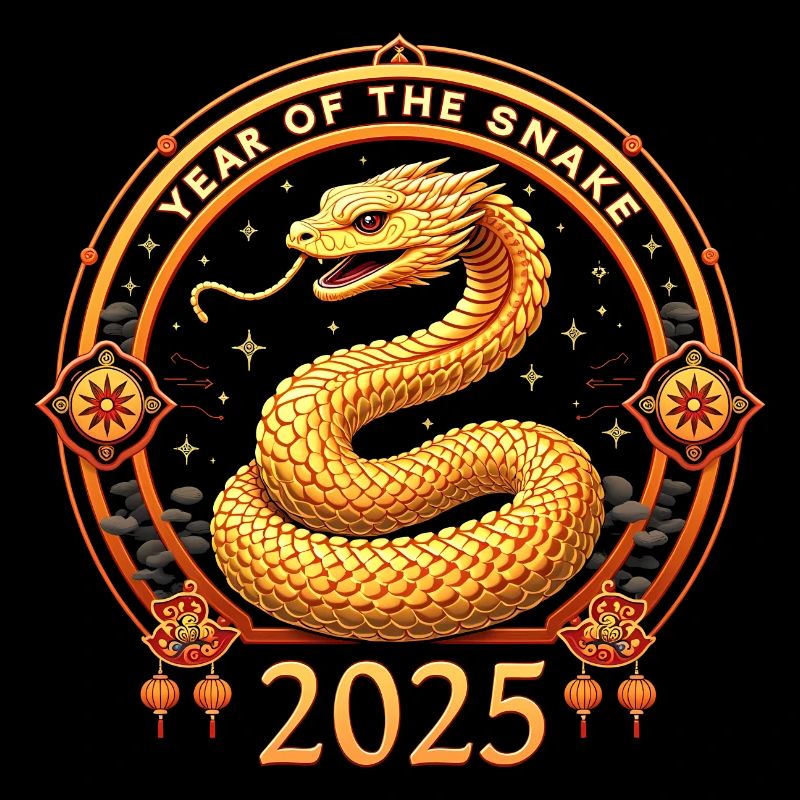 Chine heureuse - Serpent 2025