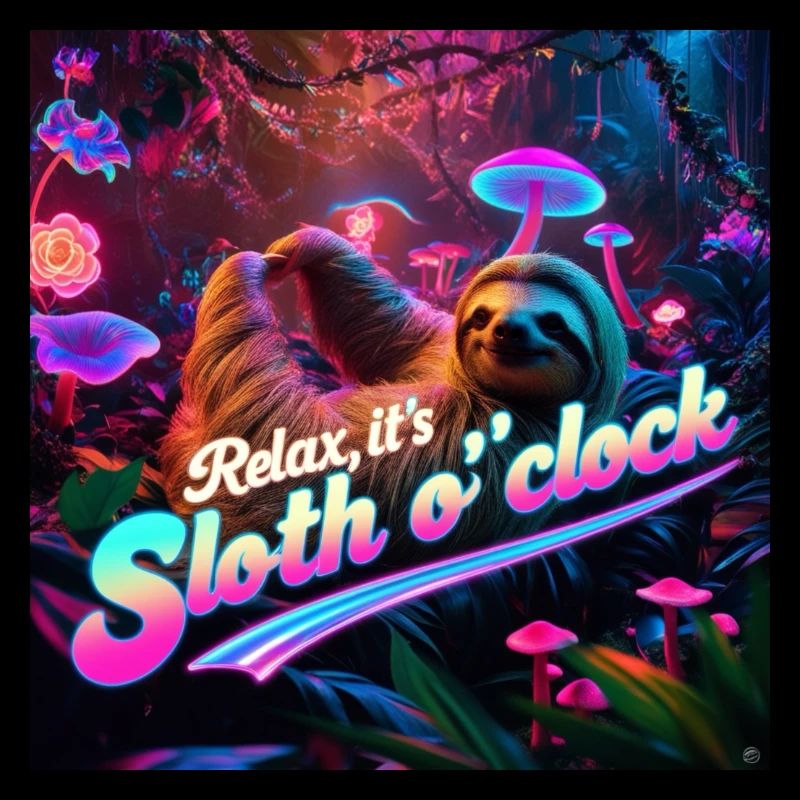 relax it’s sloth oclock