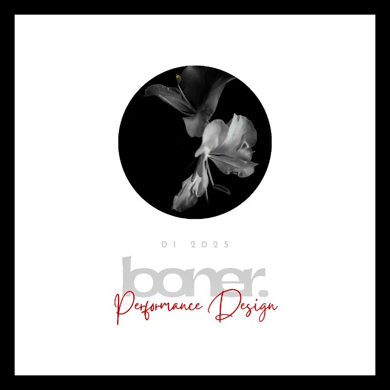 Design Performance noir et rouge par looner.