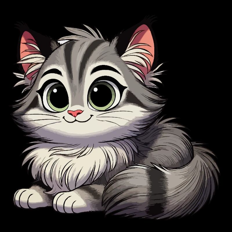 Bébé chat des forêts norvégiennes