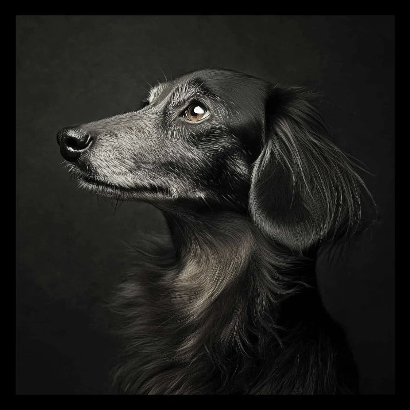 Black Animals - Old Dog