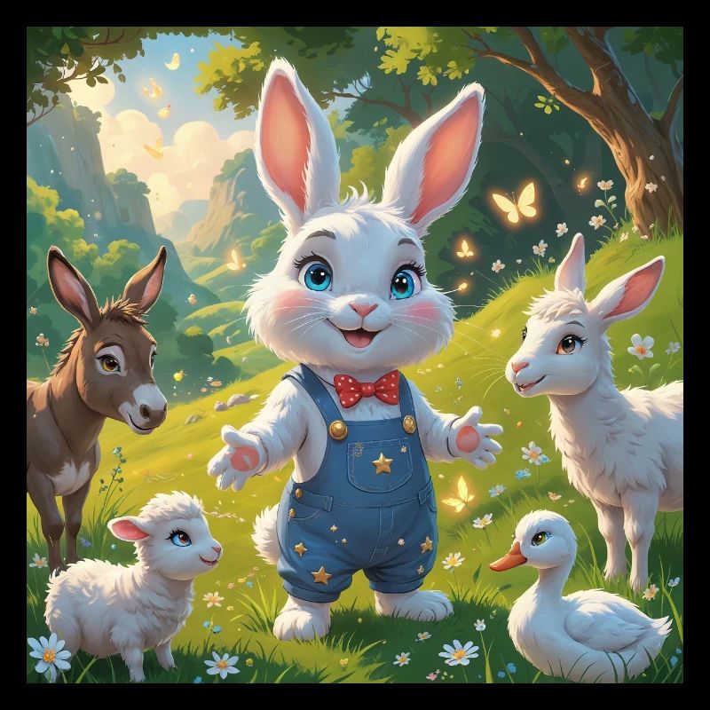 The Curious Rabbit’s Magical Meadow