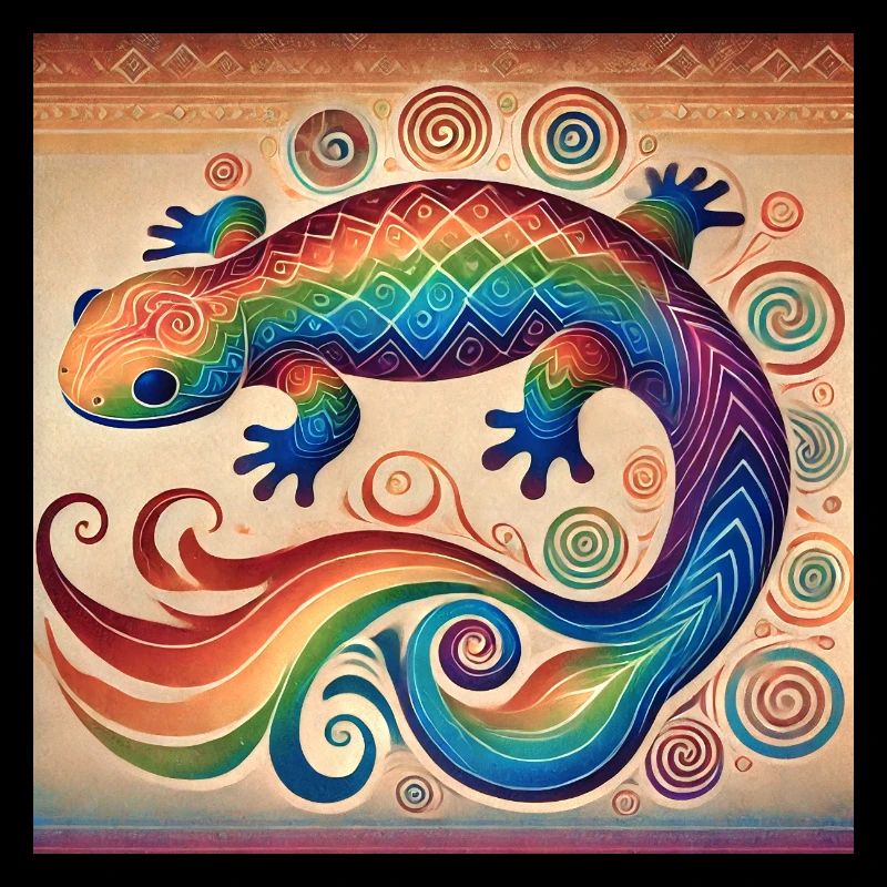 Krafttier Salamander