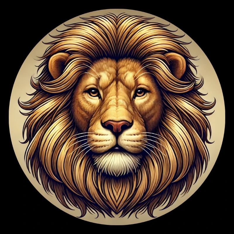 Tête de lion