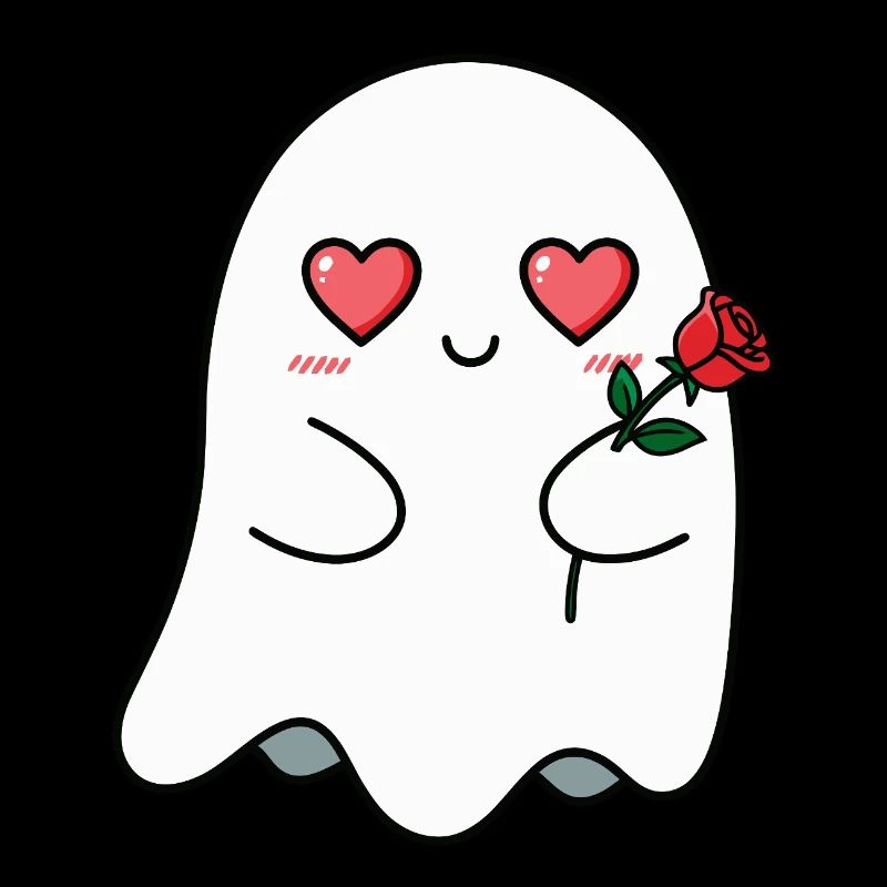 Ghost with Rose