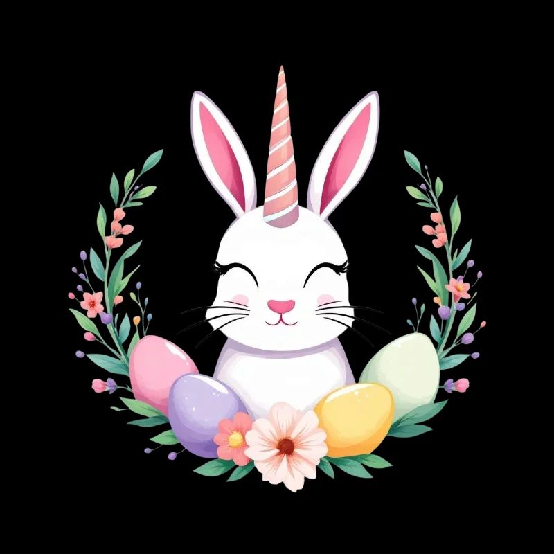 Unicorn Easter bunny