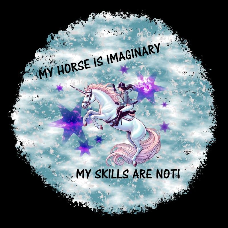 Mon cheval est imaginaire, mes compétences ne le sont pas !
