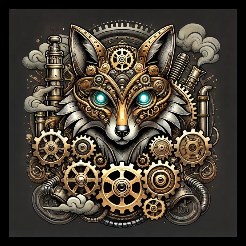 Steampunk Fox Sentinel