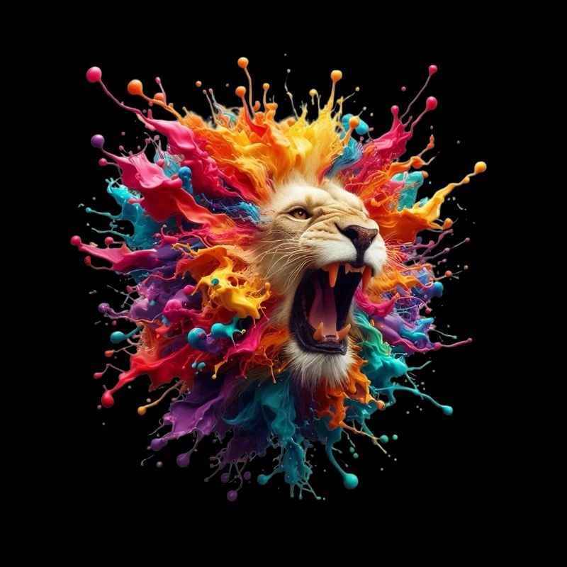 Bombe de couleur lion