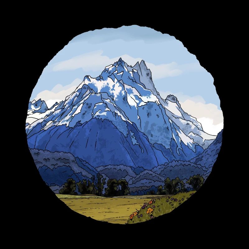 Die Berge Neuseelands