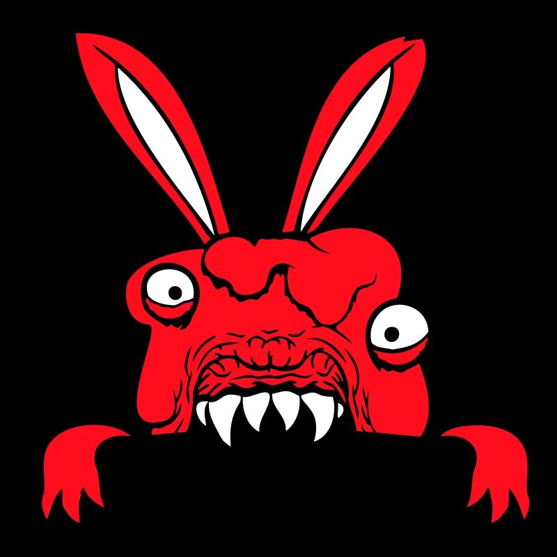 Bunny Monster Evil Cool Halloween Horror
