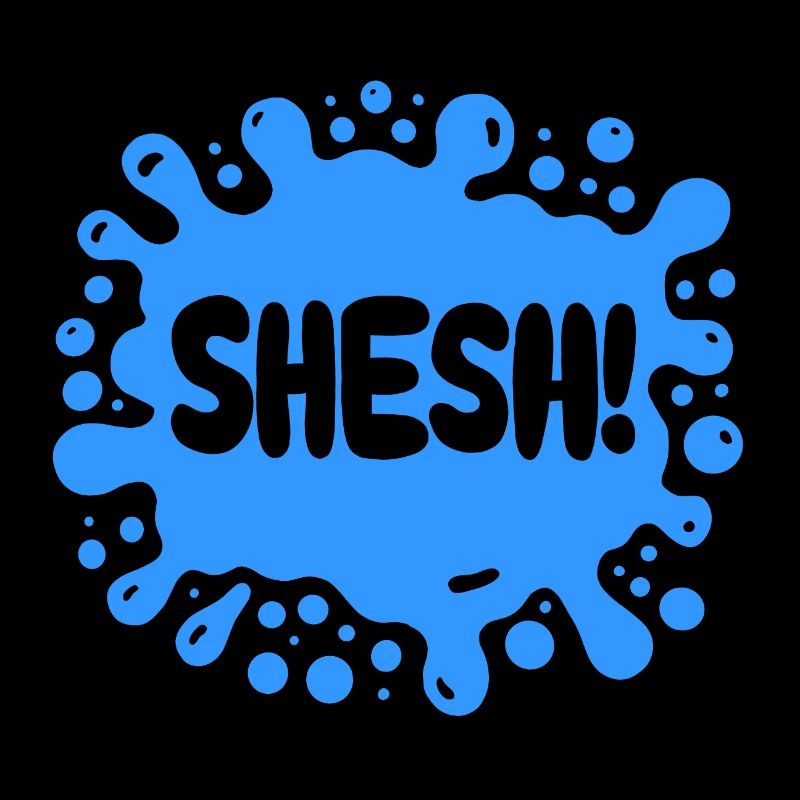 SCHEISSE! Blue Splat - Gen Alpha Phrase