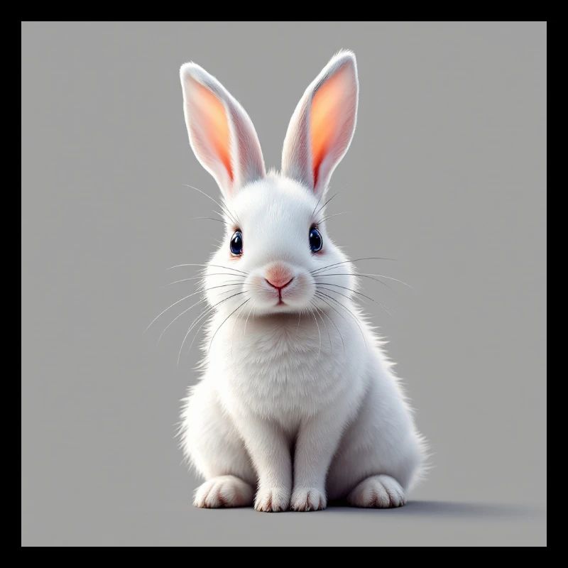 Lapin de Pâques blanc