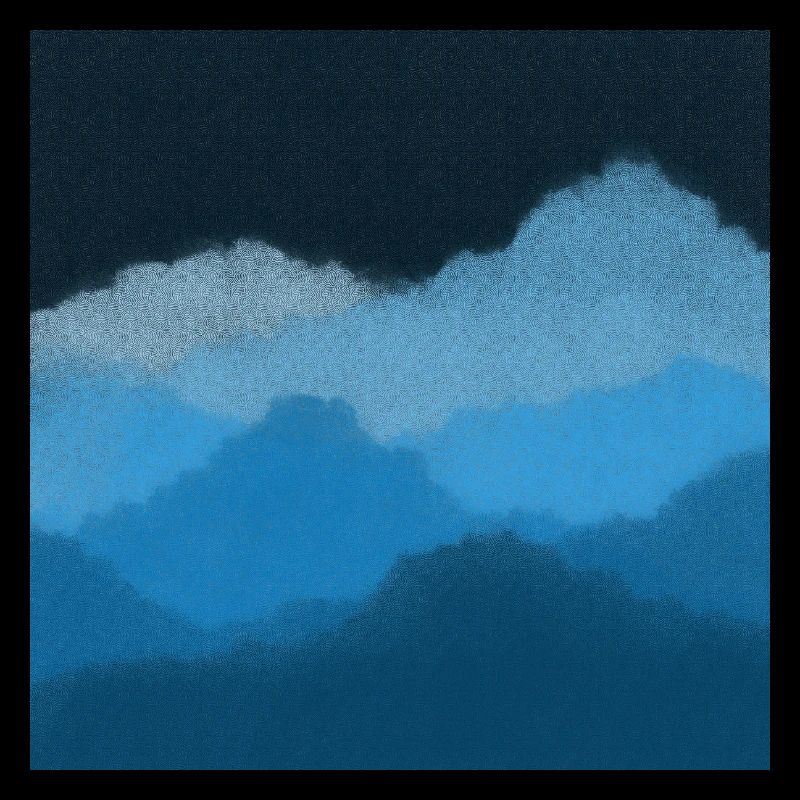 Mountains in the clouds