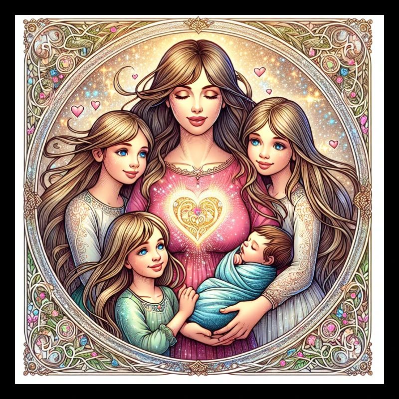 Mama mit 4 Kindern