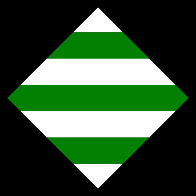 Vert et blanc