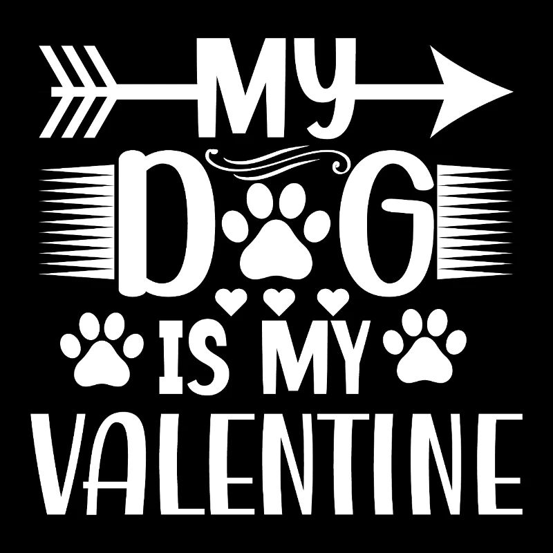 Valentine Gift Saying Pets Dog Love